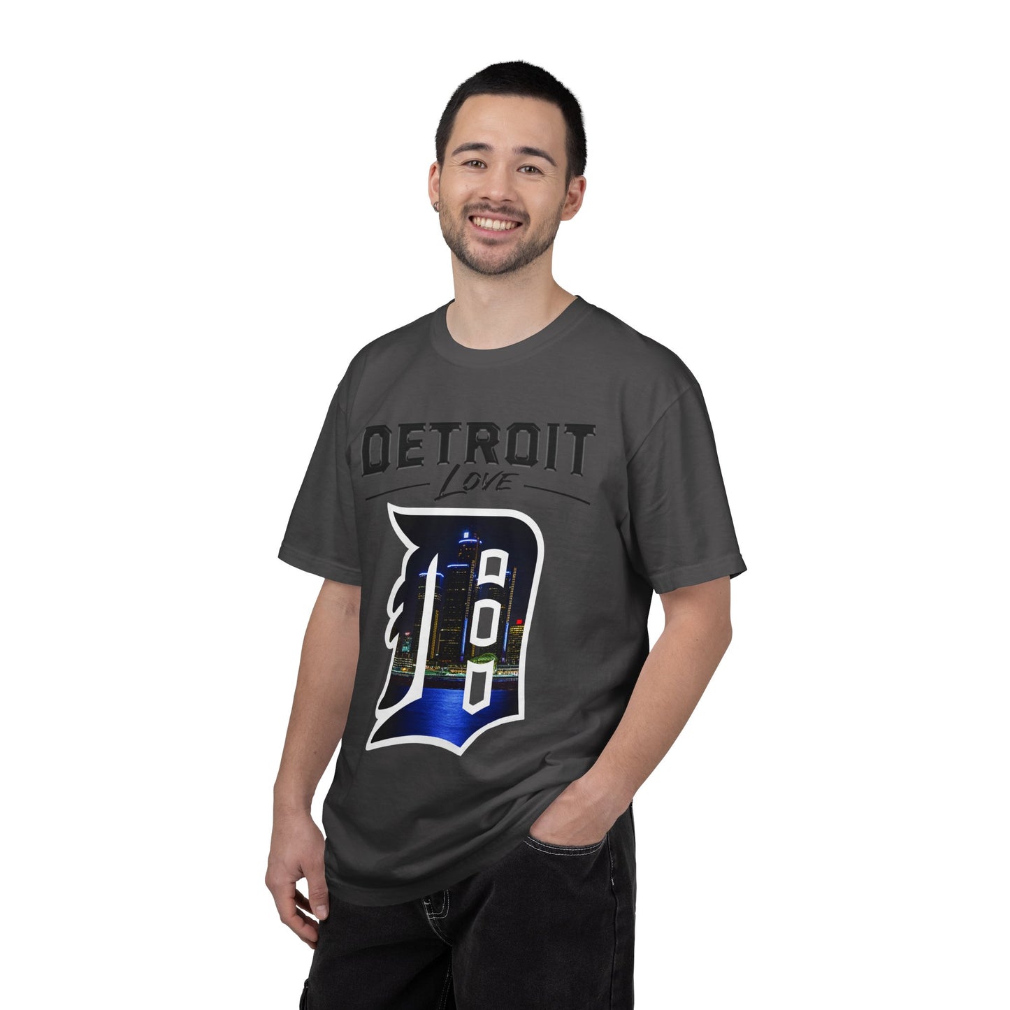 Detroit Love T-Shirt — City Skyline D-Logo Tee