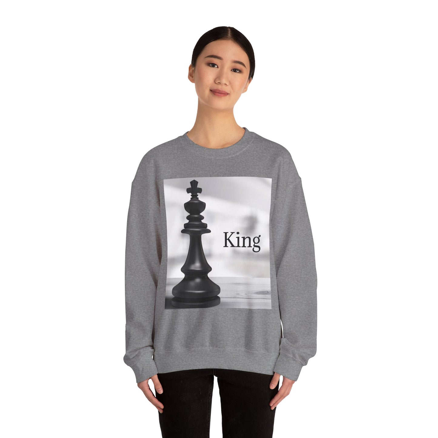 King Chess Graphic Unisex Crewneck Sweatshirt