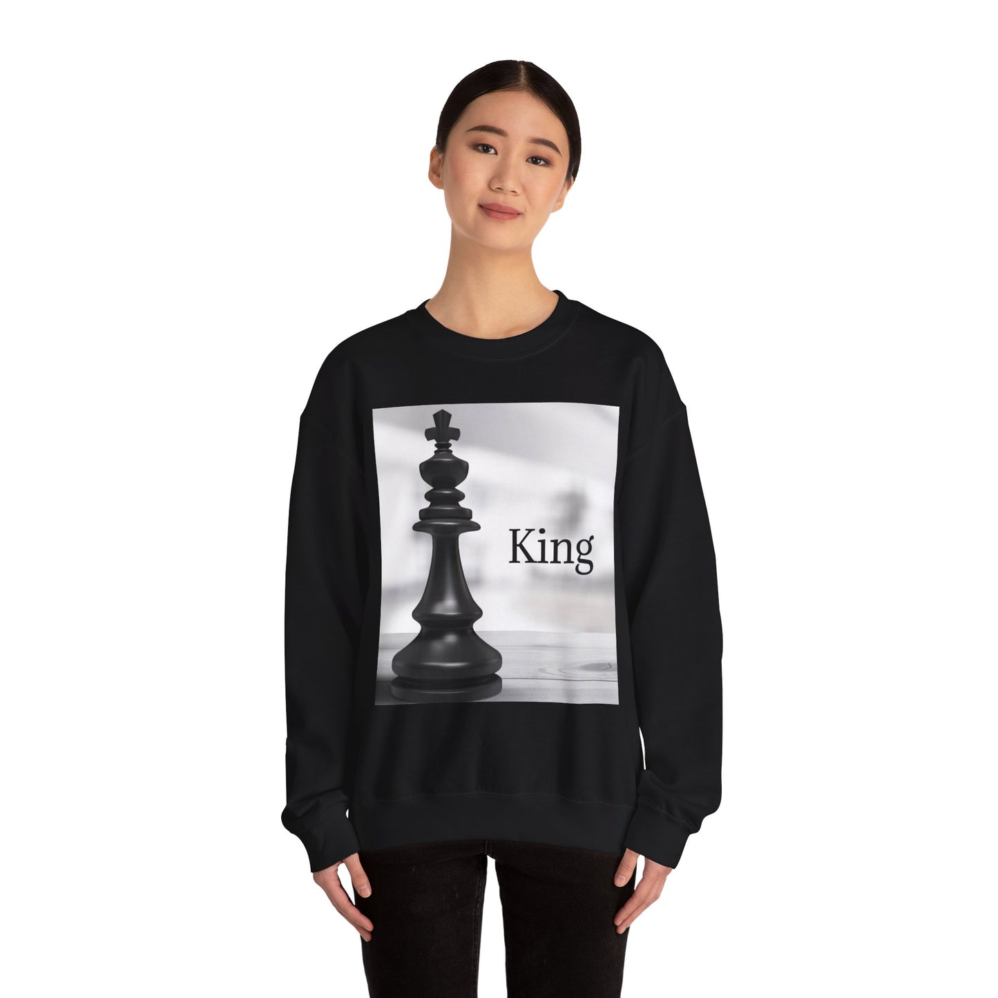King Chess Graphic Unisex Crewneck Sweatshirt