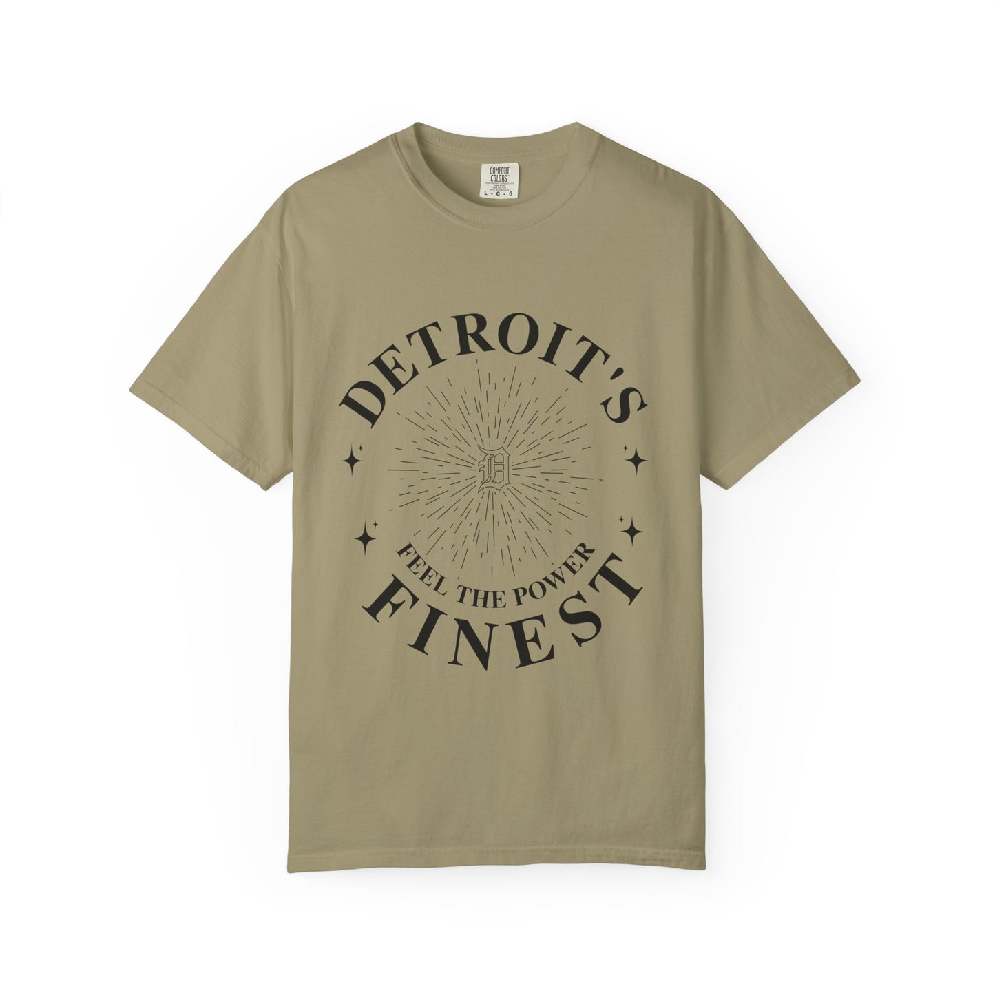 Detroit's Finest T-Shirt | Unisex Garment-Dyed Tee for Streetwear, Gifts, Casual Wear, Festivals, Everyday Comfort