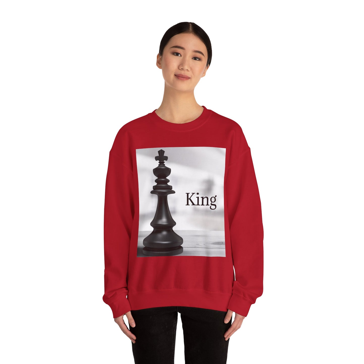 King Chess Graphic Unisex Crewneck Sweatshirt