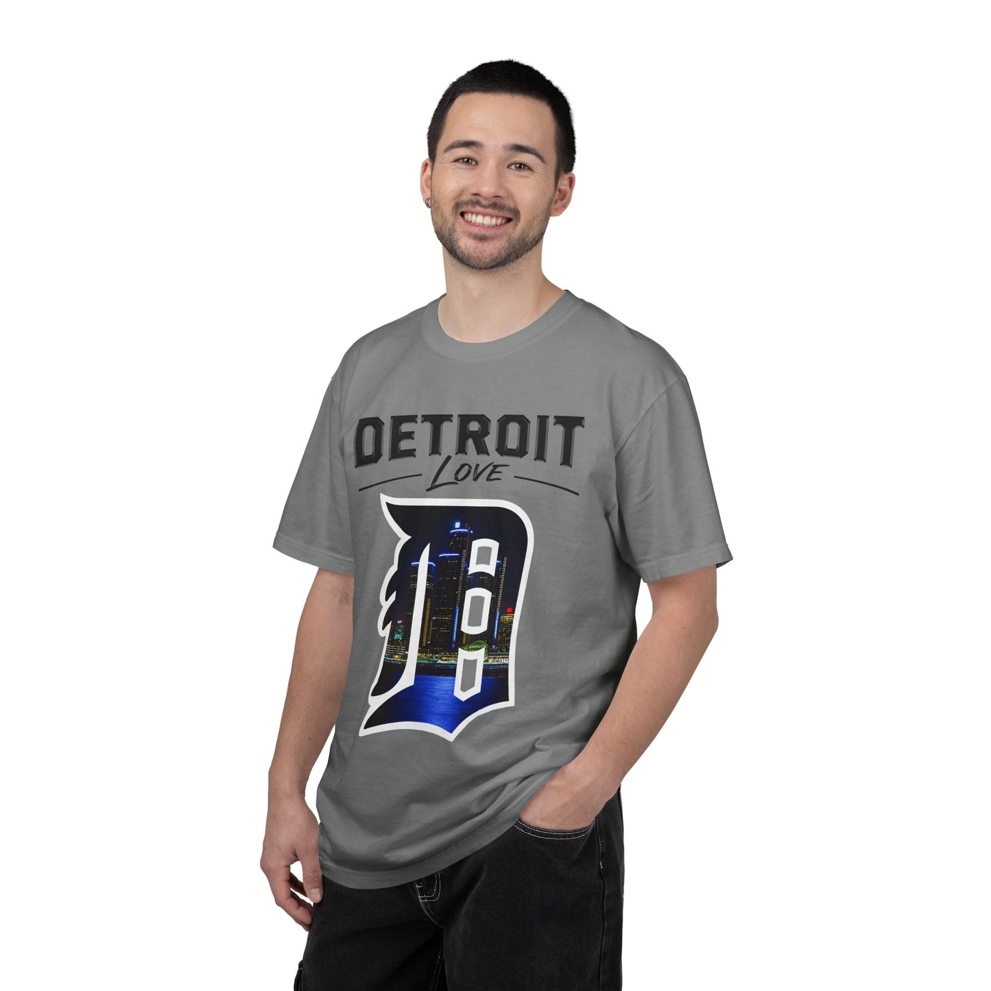 Detroit Love T-Shirt — City Skyline D-Logo Tee