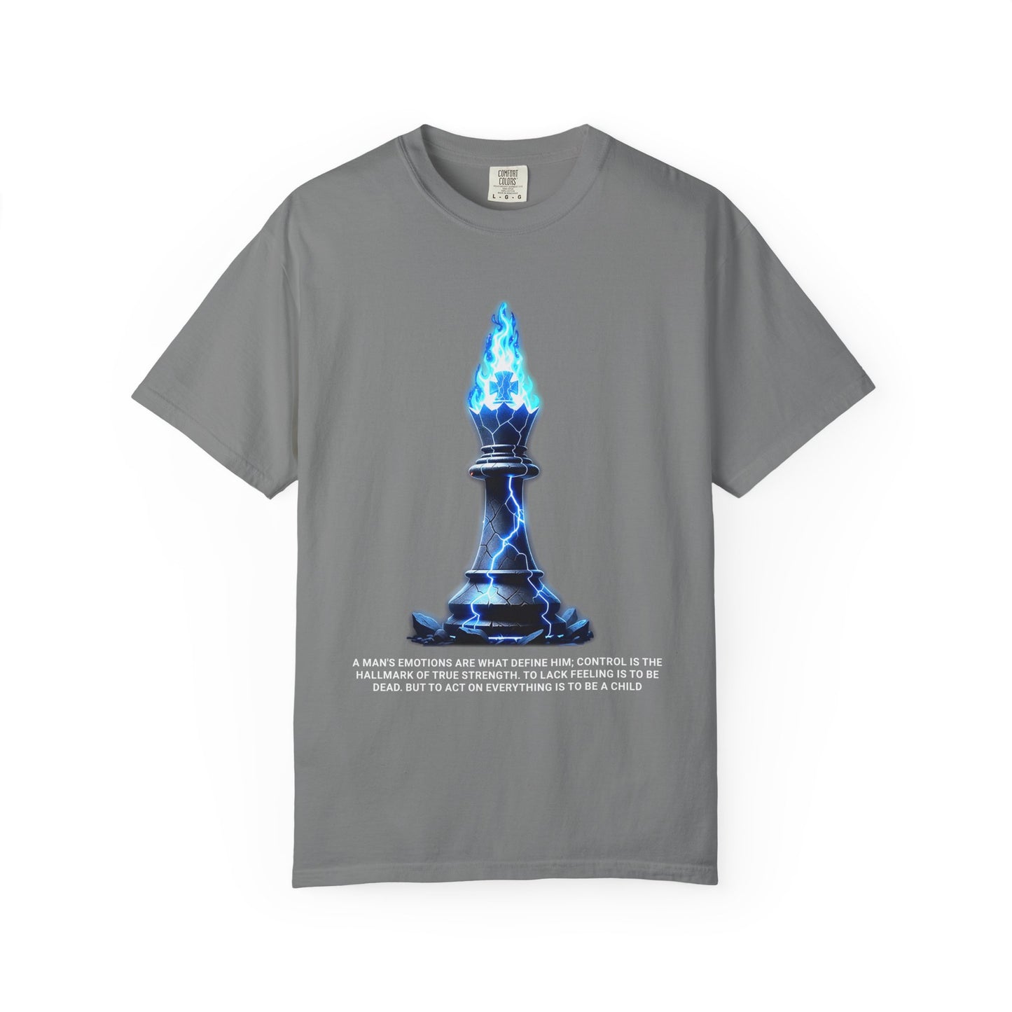 Chess Flame Pawn T‑Shirt — Motivational Strategy Graphic Tee