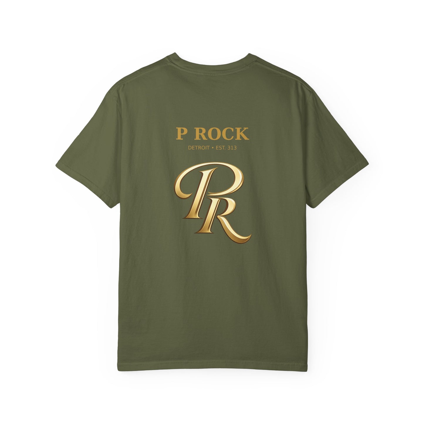 P Rock Crest T-Shirt — Nautical Anchor PR Logo Tee