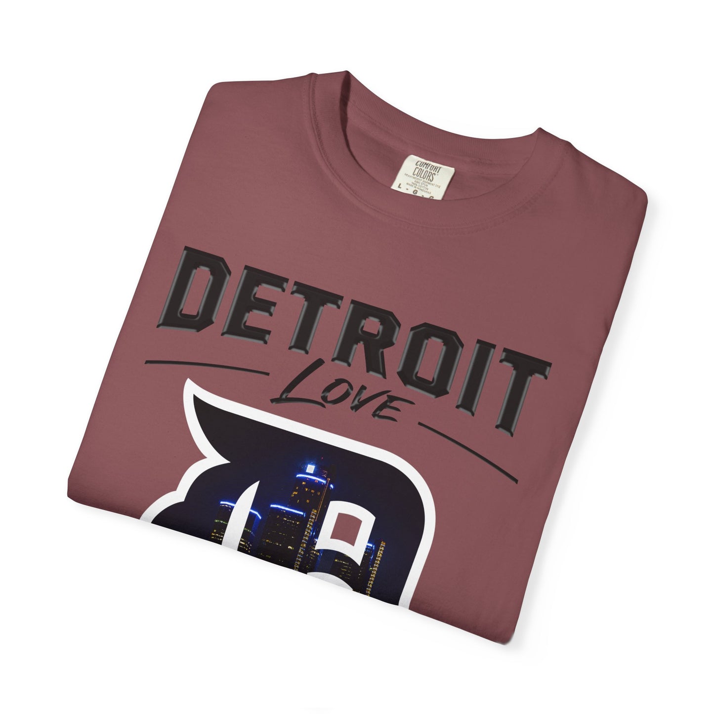 Detroit Love T-Shirt — City Skyline D-Logo Tee