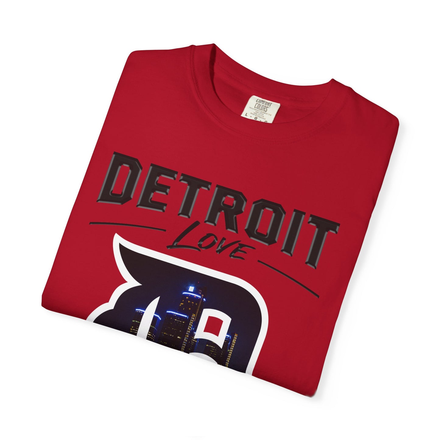 Detroit Love T-Shirt — City Skyline D-Logo Tee