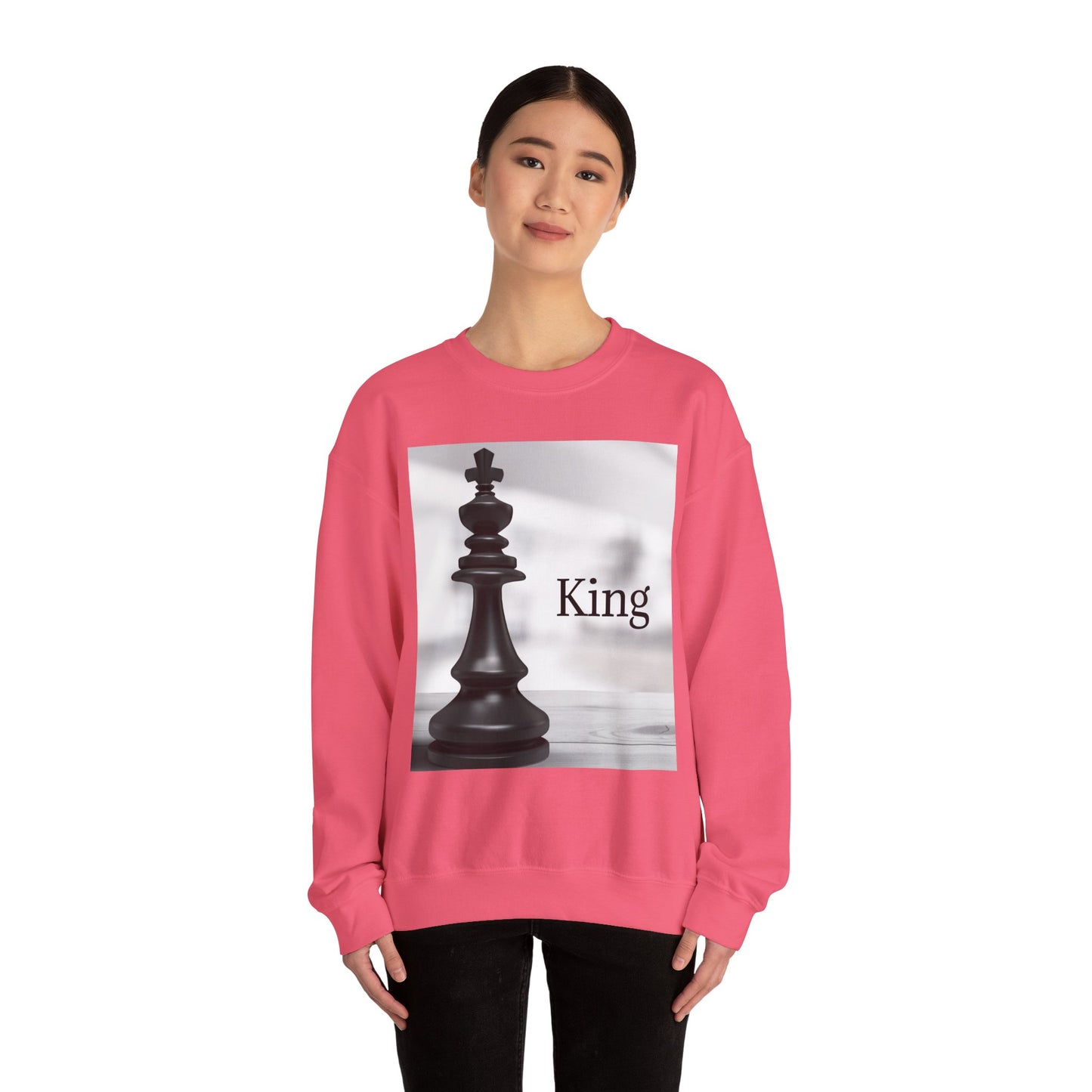King Chess Graphic Unisex Crewneck Sweatshirt