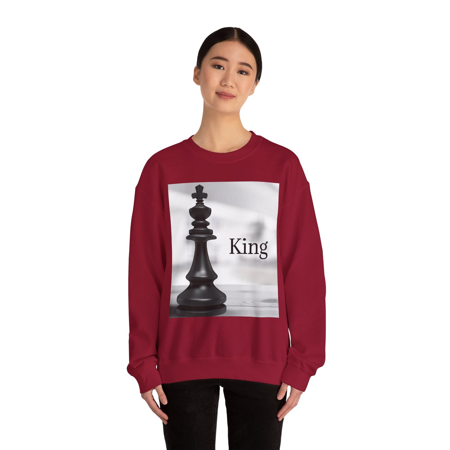 King Chess Graphic Unisex Crewneck Sweatshirt