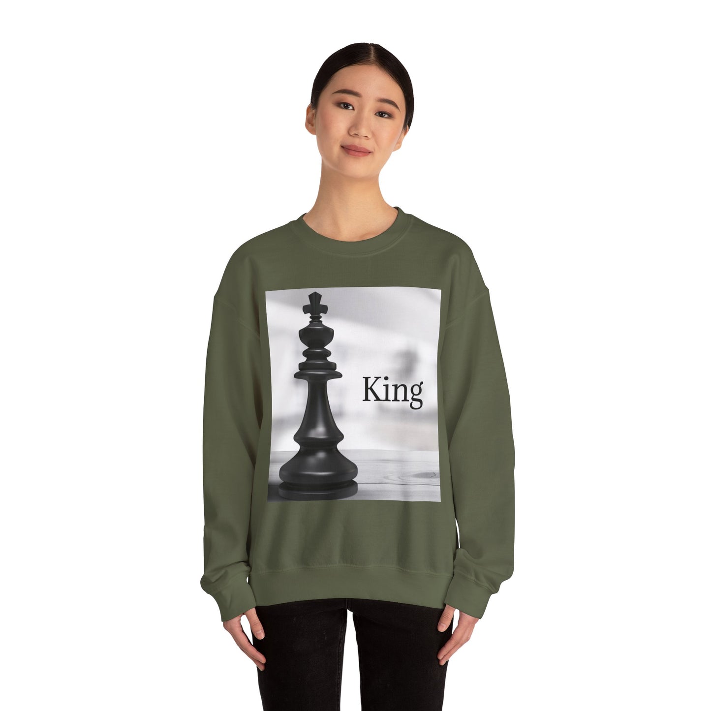 King Chess Graphic Unisex Crewneck Sweatshirt