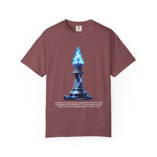 Chess Flame Pawn T‑Shirt — Motivational Strategy Graphic Tee