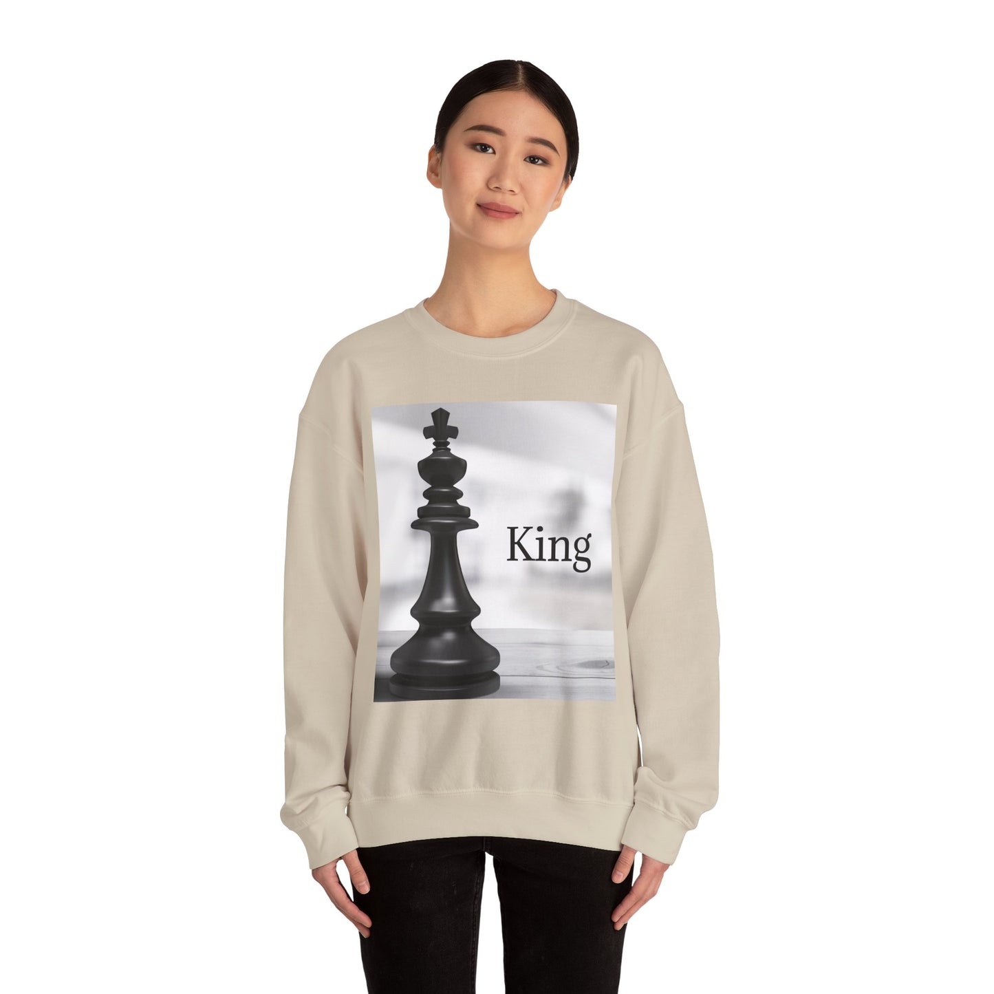 King Chess Graphic Unisex Crewneck Sweatshirt