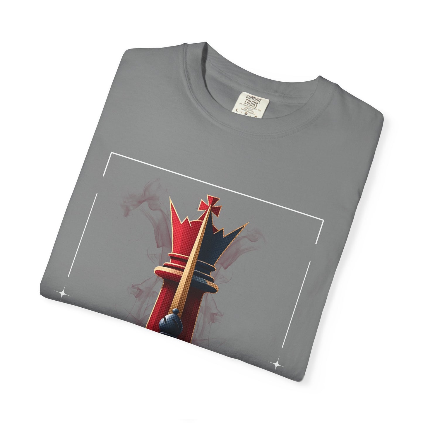 King Chess Piece T-Shirt — Bold Pawn-to-King Graphic Tee