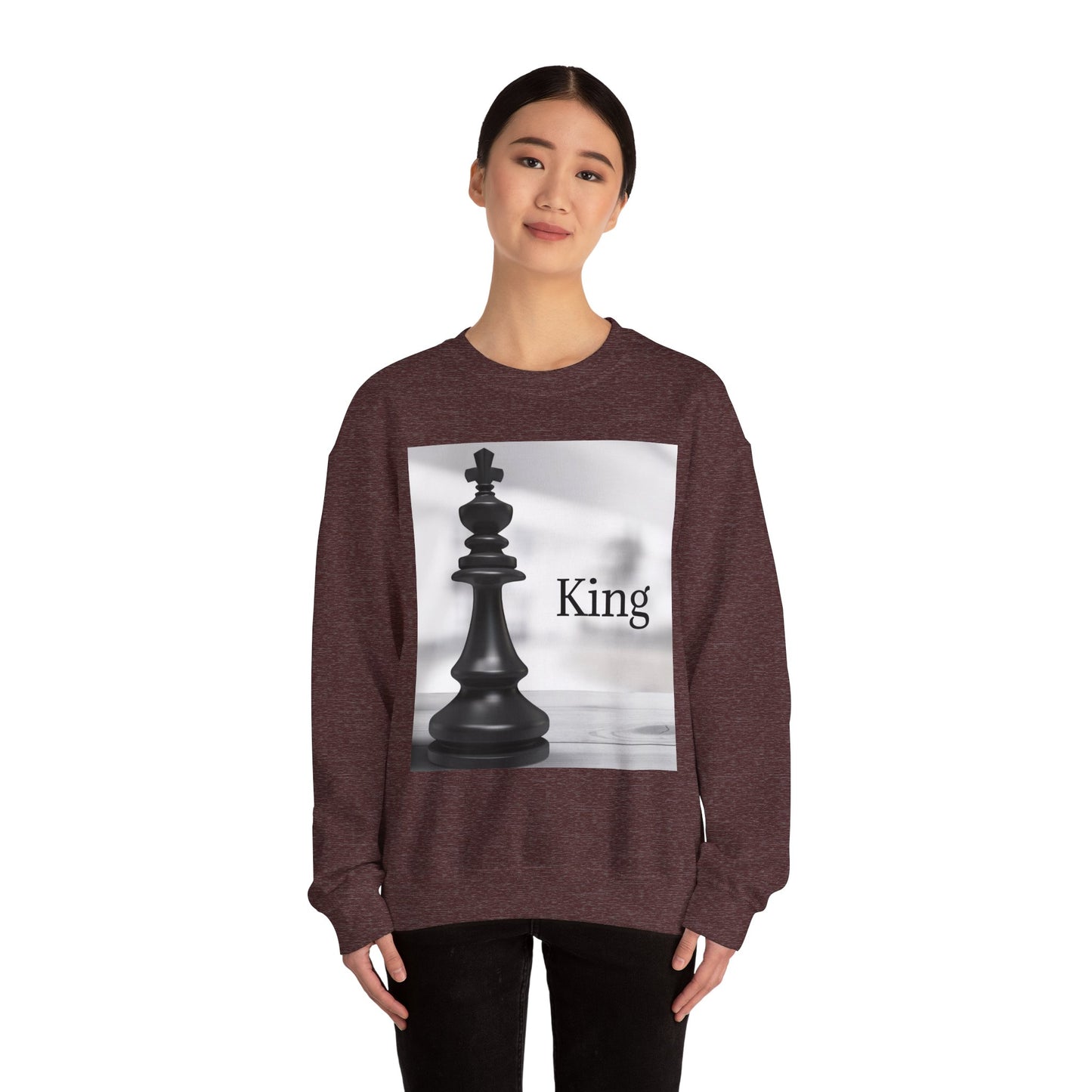 King Chess Graphic Unisex Crewneck Sweatshirt