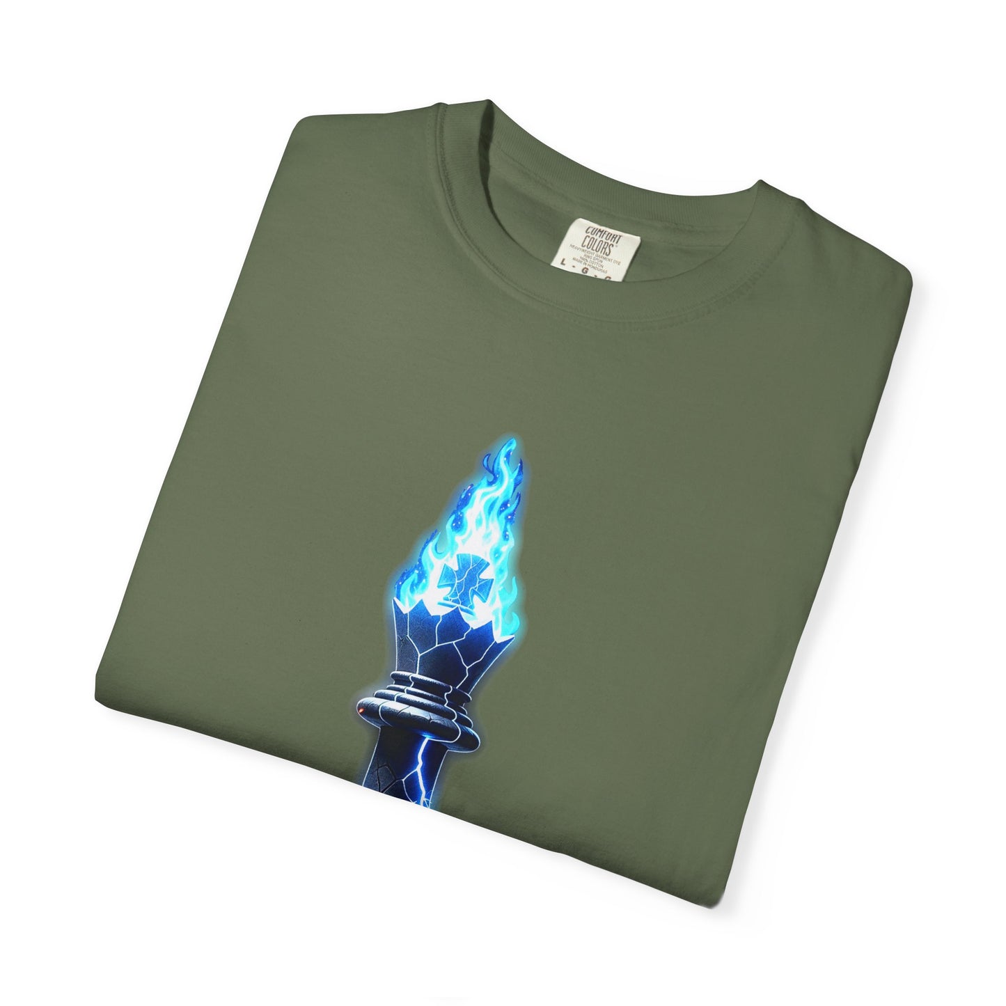 Chess Flame Pawn T‑Shirt — Motivational Strategy Graphic Tee