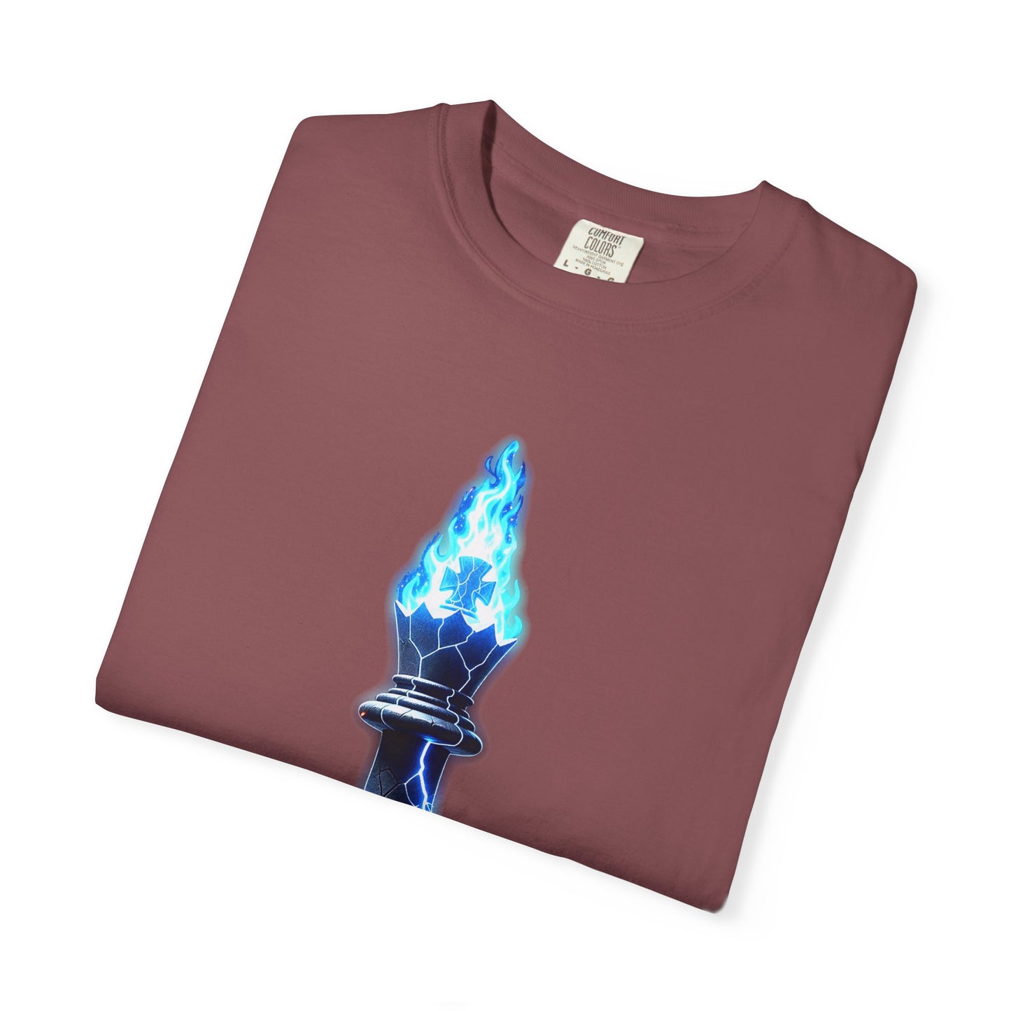 Chess Flame Pawn T‑Shirt — Motivational Strategy Graphic Tee