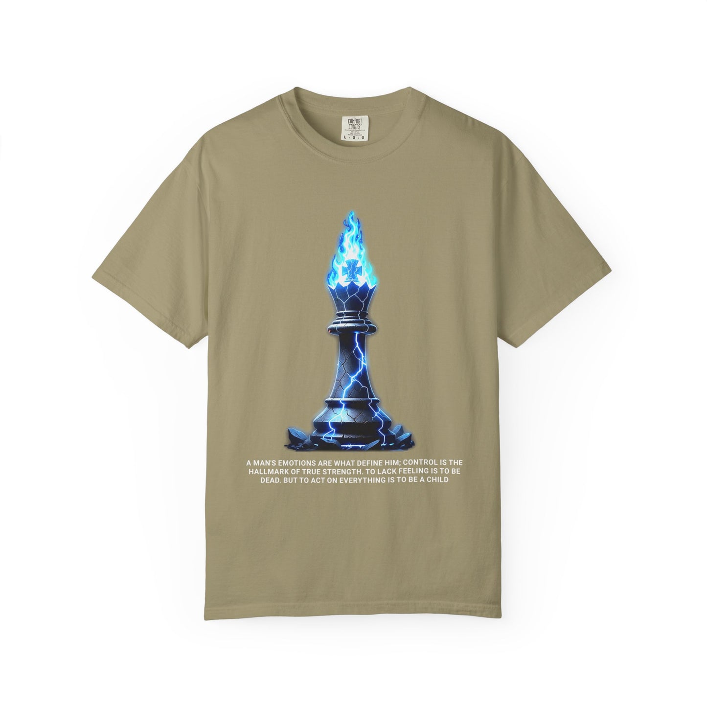 Chess Flame Pawn T‑Shirt — Motivational Strategy Graphic Tee