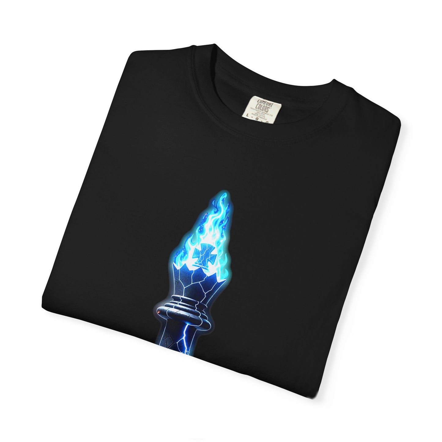 Chess Flame Pawn T‑Shirt — Motivational Strategy Graphic Tee