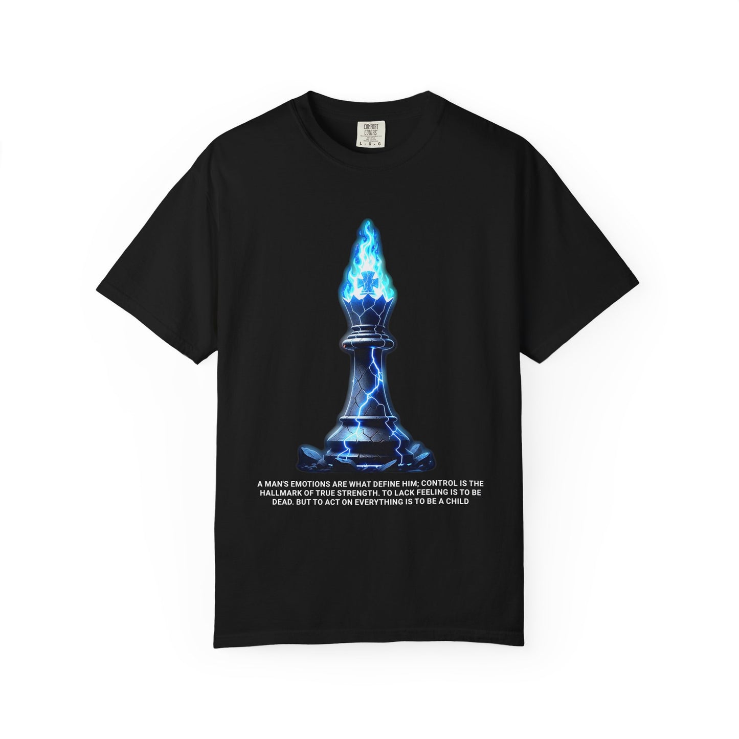 Chess Flame Pawn T‑Shirt — Motivational Strategy Graphic Tee
