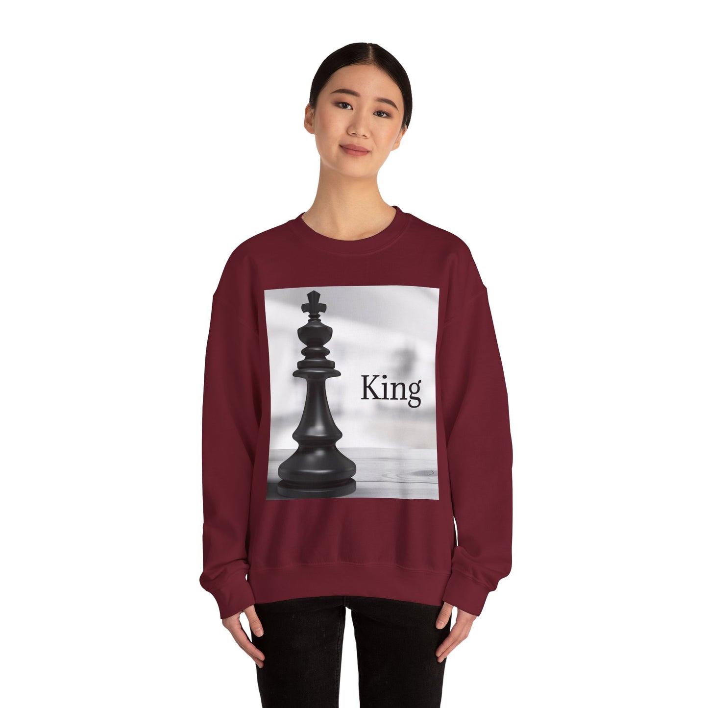 King Chess Graphic Unisex Crewneck Sweatshirt