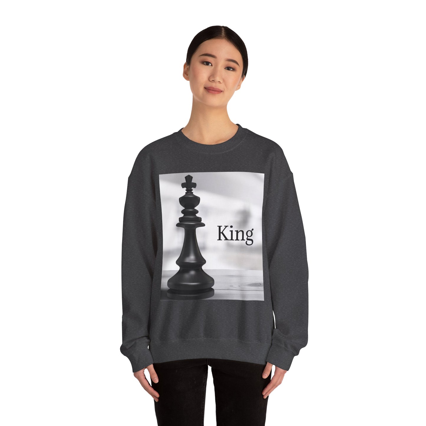 King Chess Graphic Unisex Crewneck Sweatshirt