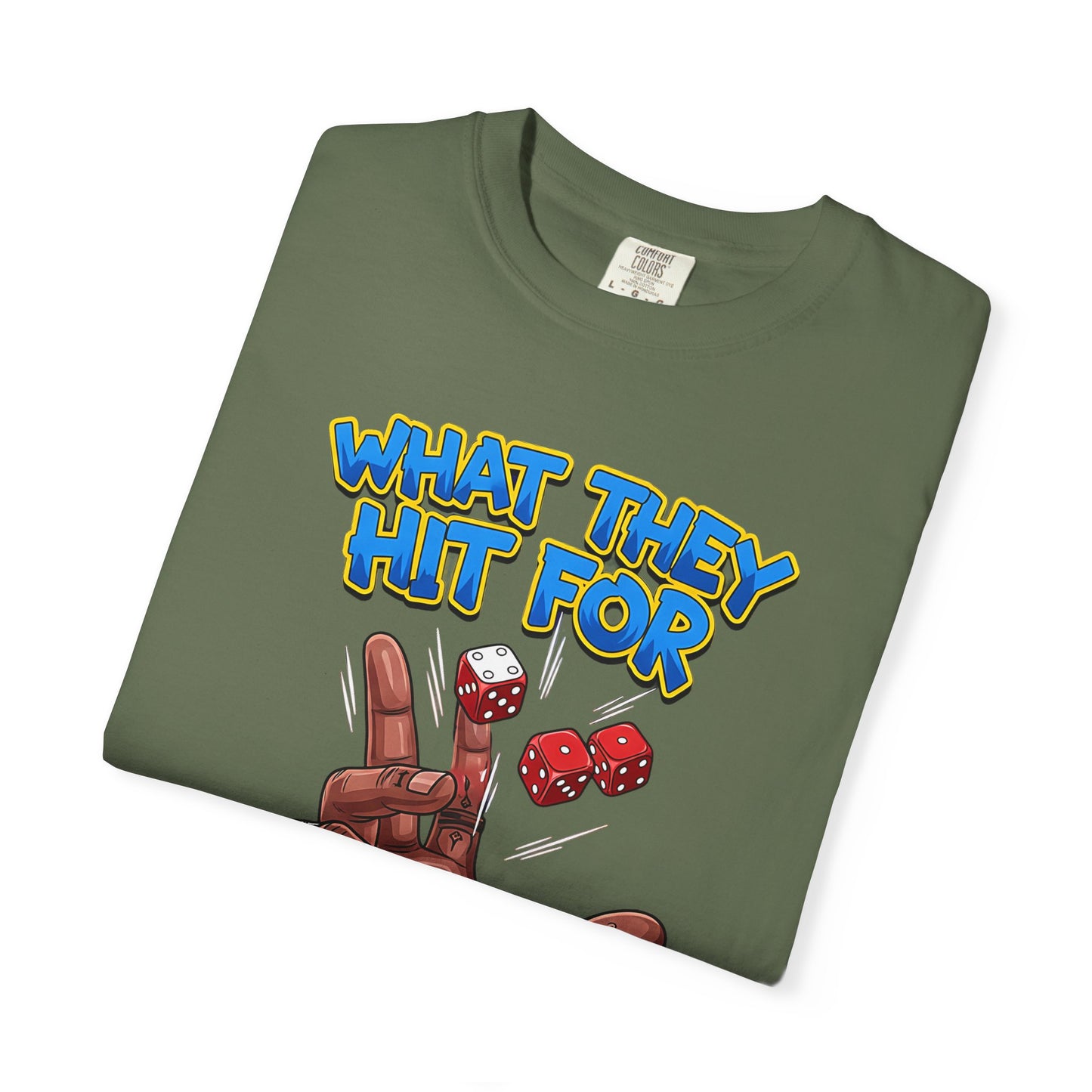 Unisex Graphic Tee with Playful Hand Design, Funny T-shirt, Gift for Poker Lovers, Casual Wear, Creative Graphic Shirt
