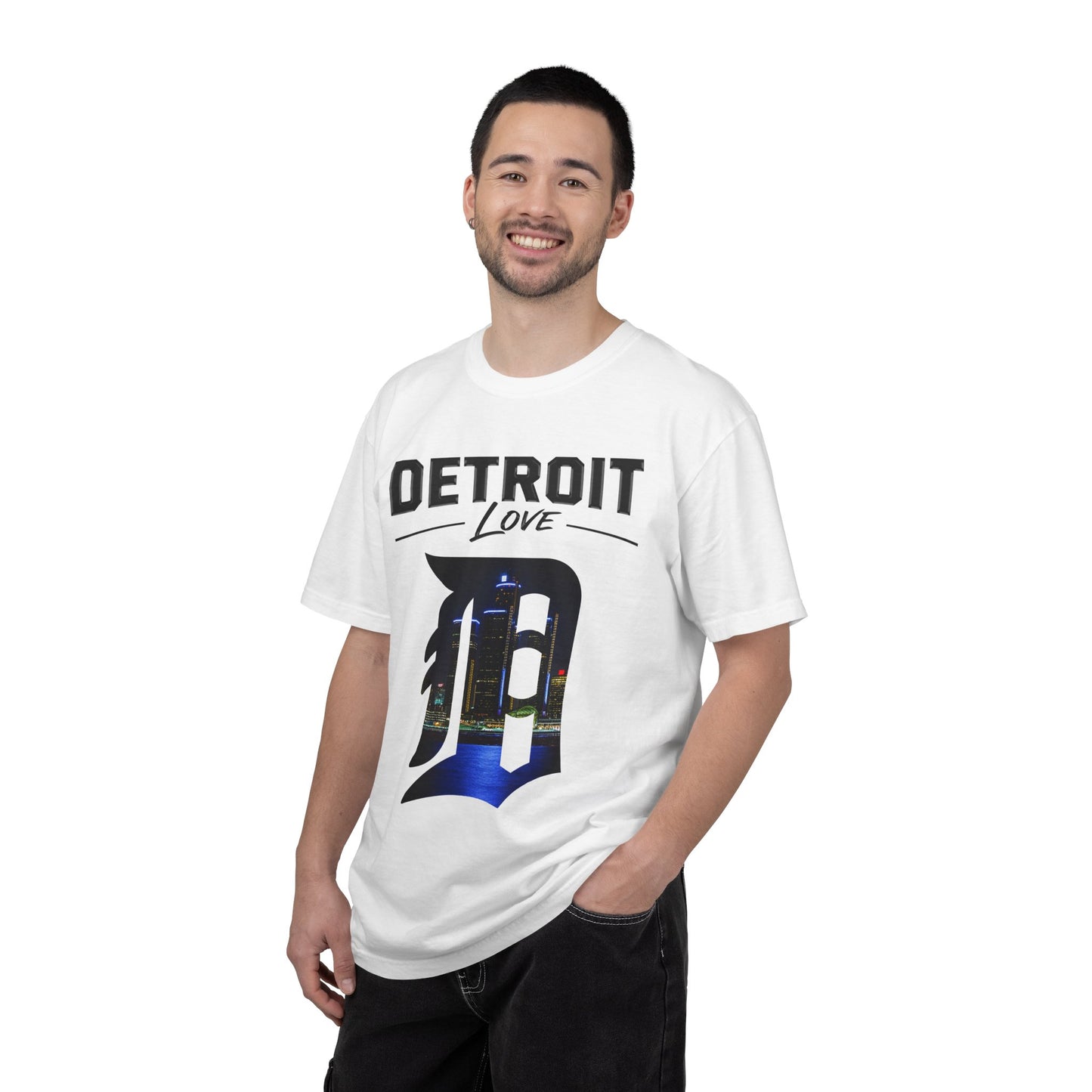 Detroit Love T-Shirt — City Skyline D-Logo Tee