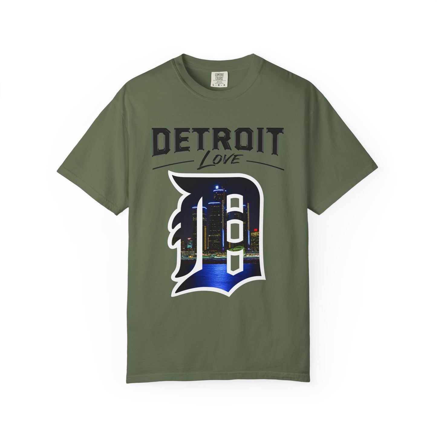 Detroit Love T-Shirt — City Skyline D-Logo Tee